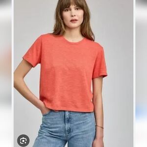 Contemporaine By Simons Women’s Short-Sleeve Crewneck Top - Coral